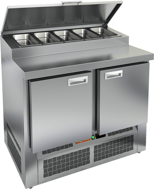 Стол охлаждаемый для пиццы HICOLD PZE1-11GN (1/3H)