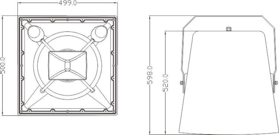 Коаксиальная 2-полосная акустическая система FDB LT215T