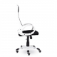 Кресло СН-709 Тесла белый пластик TG Ср