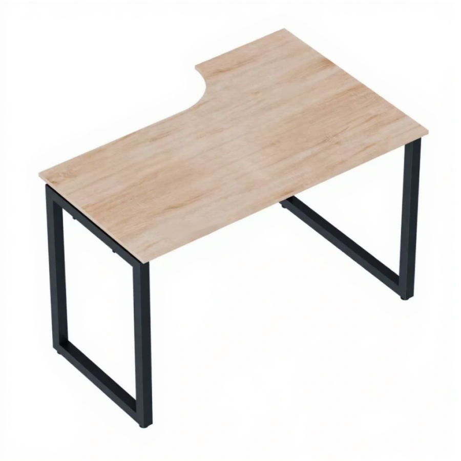 Эргономичный стол N6 1200/800х600/400 «СМАРТ» подстолье «О» профиль 40x40 столешница 16 мм