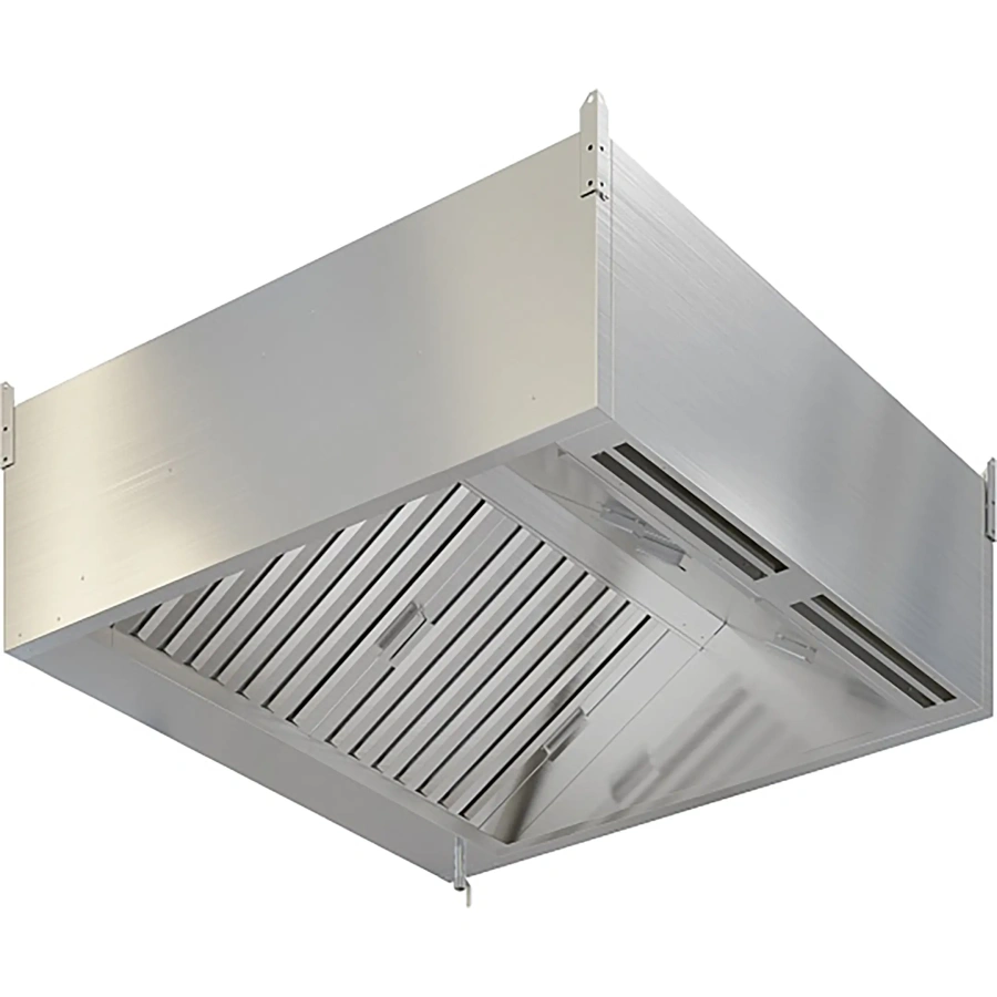 Зонт приточно-вытяжной пристенный ЗПВПКП-18/12 с подсветкой