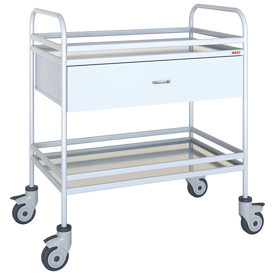 Столик манипуляционный с бортиками МСК-549-01