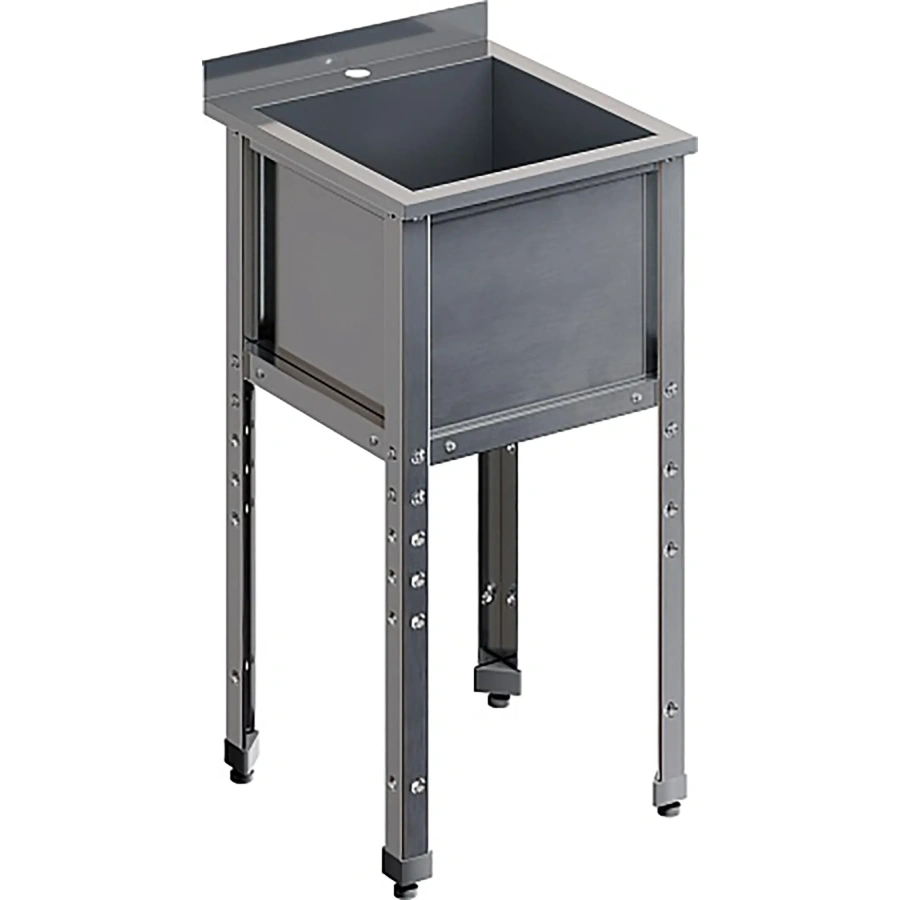 Ванна моечная односекционная с бортом ВМС-1/7-Б-ЭН