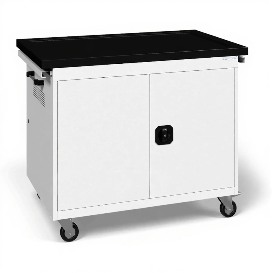 Тележка для хранения и зарядки 16 ноутбуков (15,6 дюймов) с электросхемой