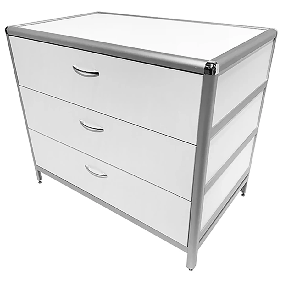 Стол-тумба лабораторная MED 12.010al (белый)