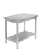 СТОЛ универсальный Luxstahl СПУ-10/7 со сплошной полкой нерж.