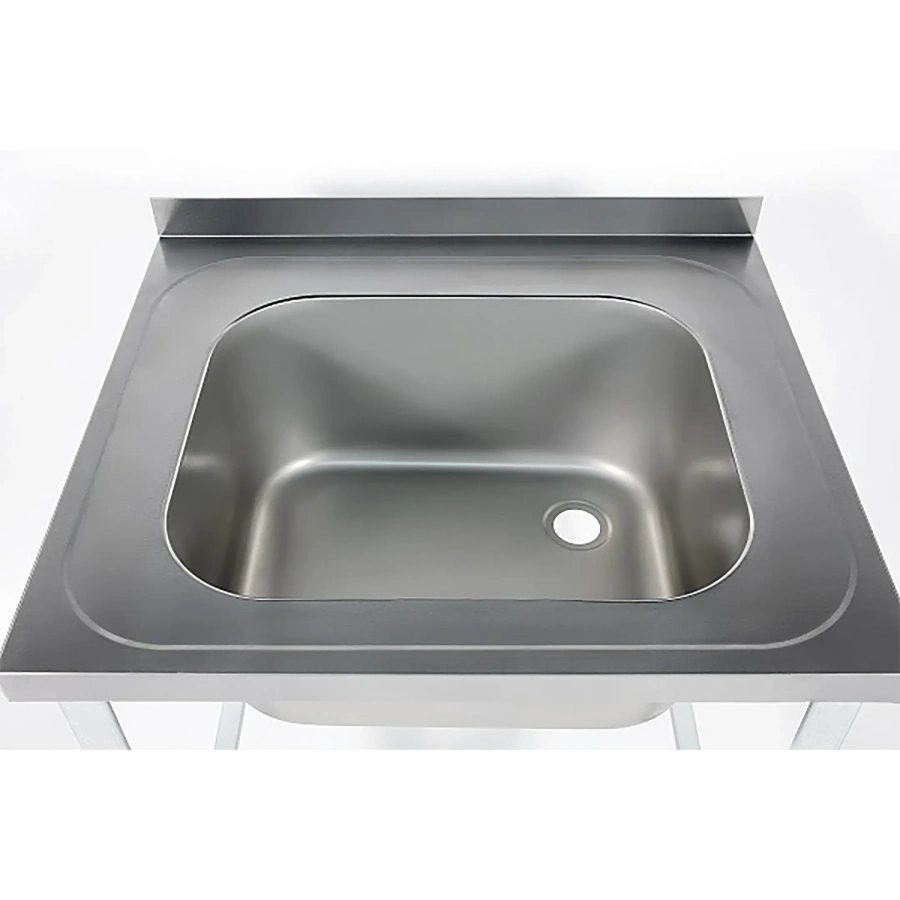 Ванна моечная односекционная цельнотянутая с бортом ВМЦ-1/6/6-БО-ЭЦ