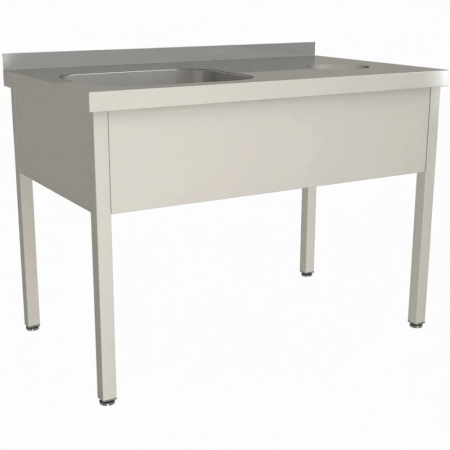 Стол для сбора пищевых отходов с ванной СПОВЦ/1-14/7-БО-Л