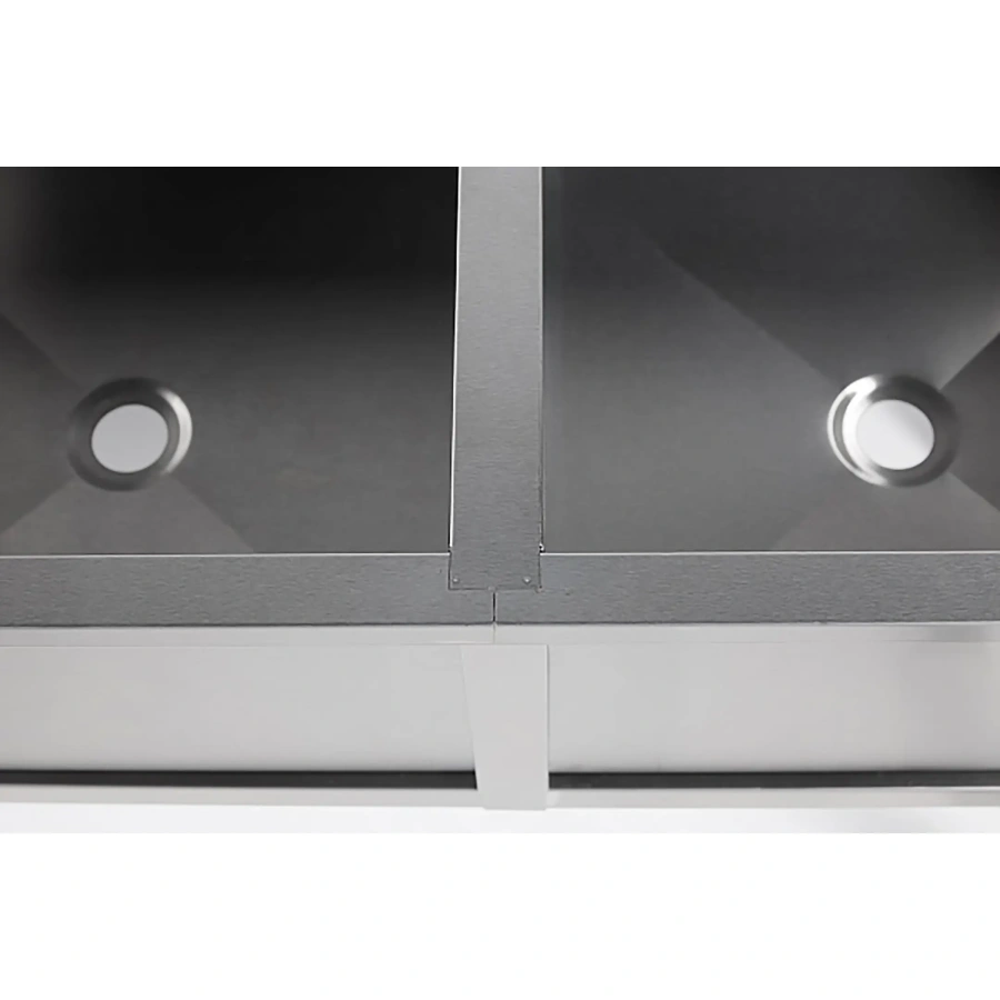 Ванна моечная трехсекционная с бортом ВМС-3/6-Б-ЭН