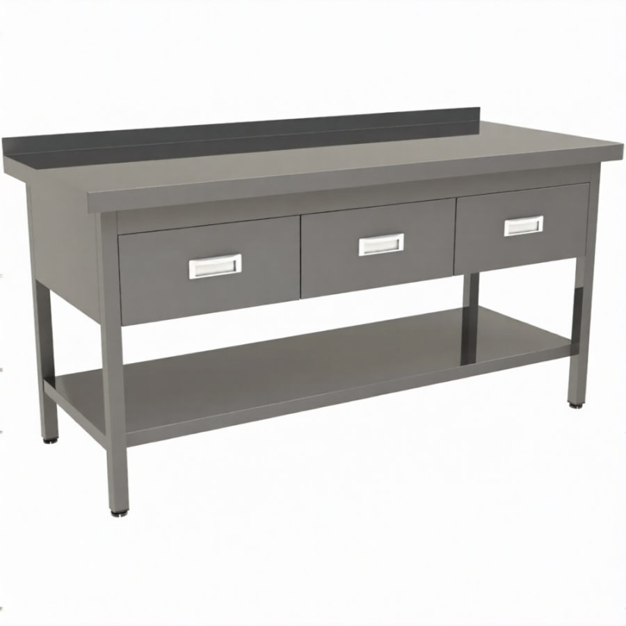 Стол производственный с выдвижными ящиками СПЯ-17/7-БП